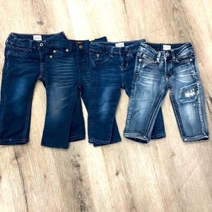 Bundle of (4) pairs of baby designer jeans